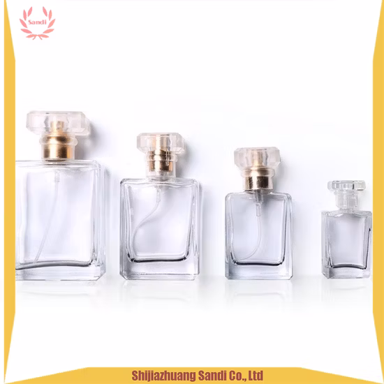 50ml 유리 둥근 코발트 블루 스프레이어 병 빈 유리제 살포 향수병