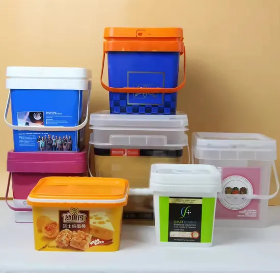 뚜껑 손잡이가 있는 흰색 유성 페인트 세척 PP 배럴 플라스틱 통